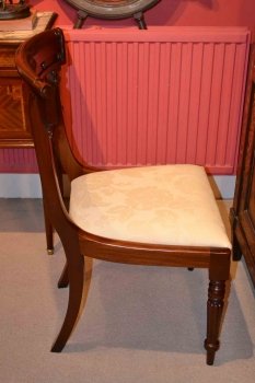 02972E - 2-English-Regency-Dining-Table-&-10-Regency-Swag-Chairs-23